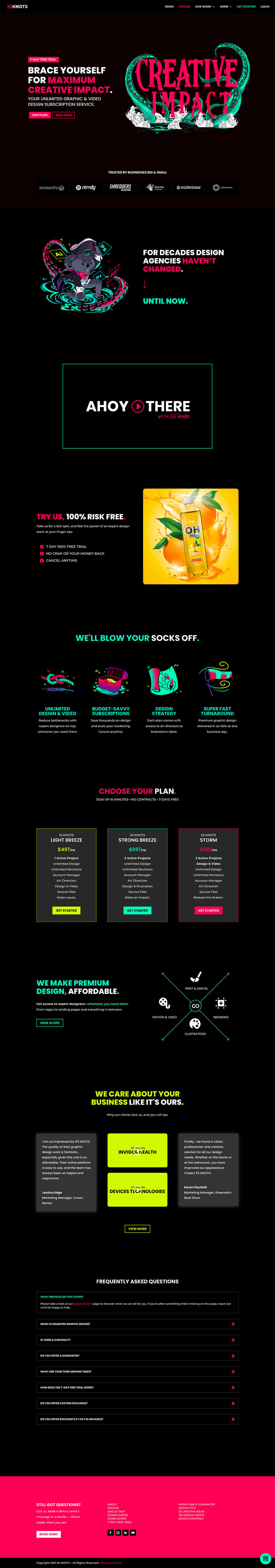 55 Knots - Unlimited Graphic & Video Design Productized Service