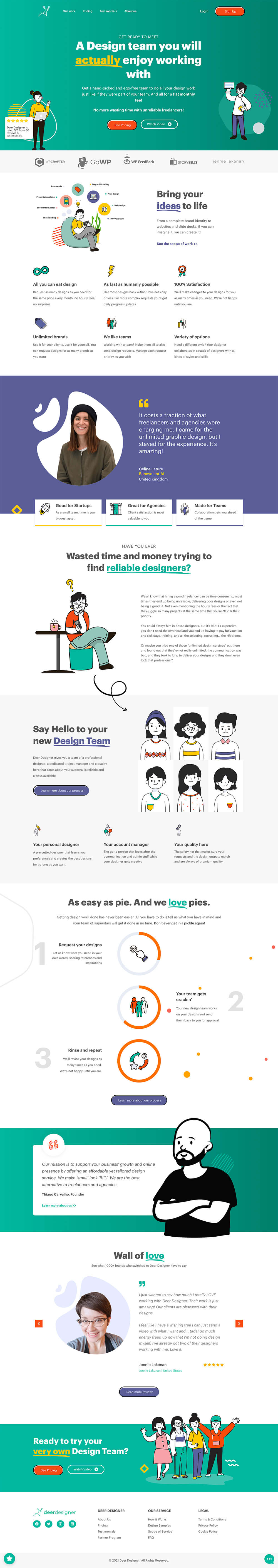 Deer Designer - Productized graphic design service