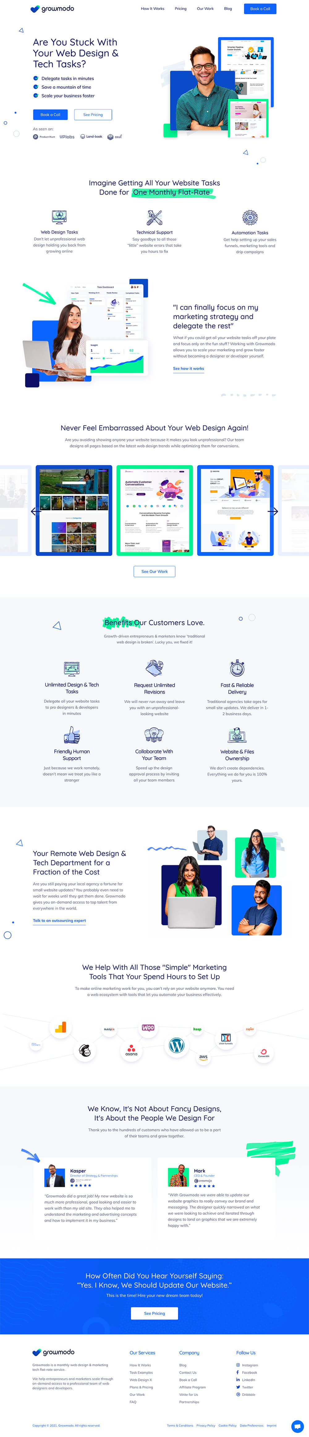 Growmodo - Productized marketing and web design service