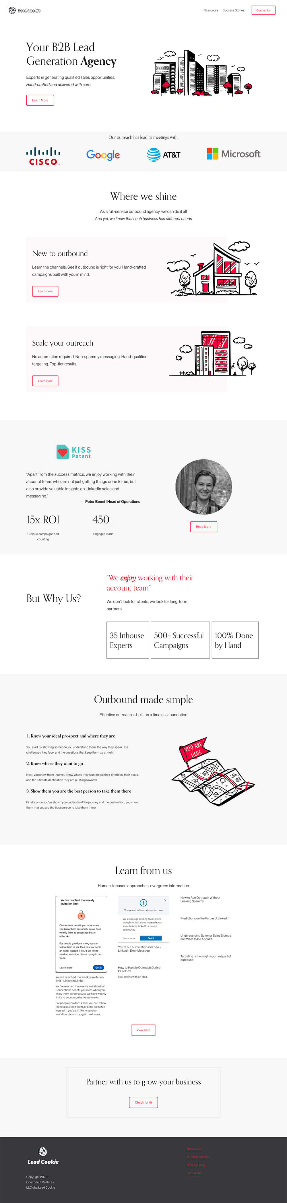 Lead Cookie lead generation productized service