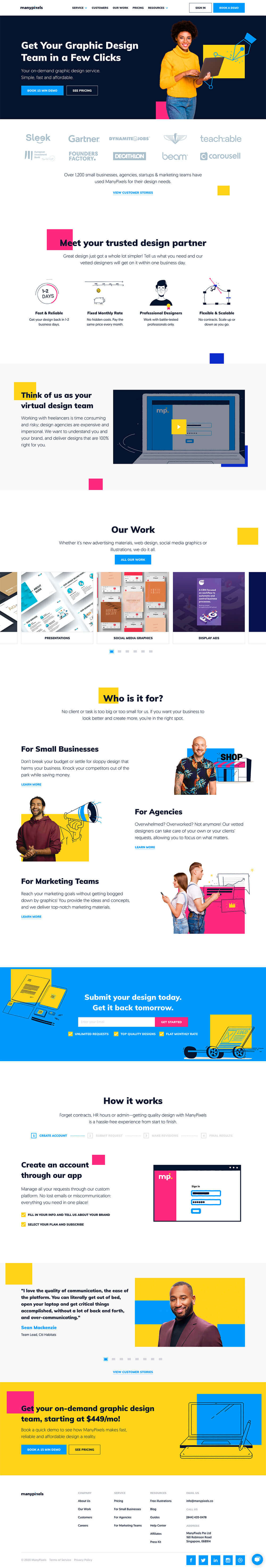 ManyPixels - Productized Design Service
