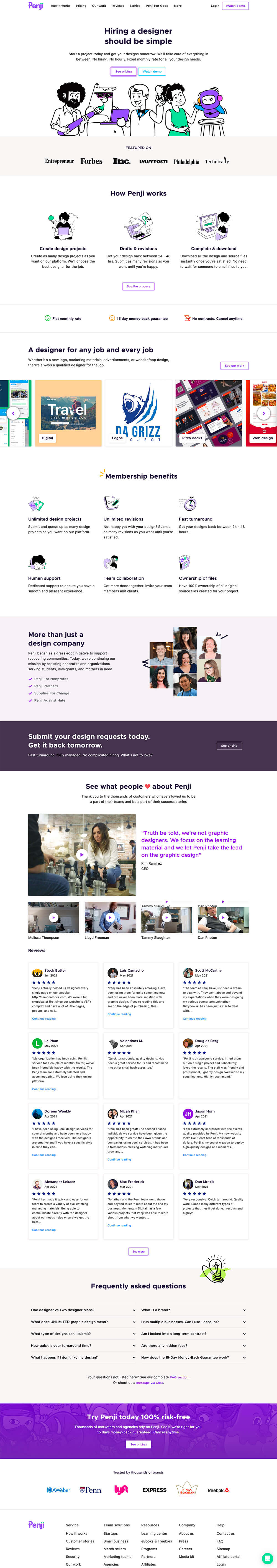 Penji - Unlimited graphic design productized service