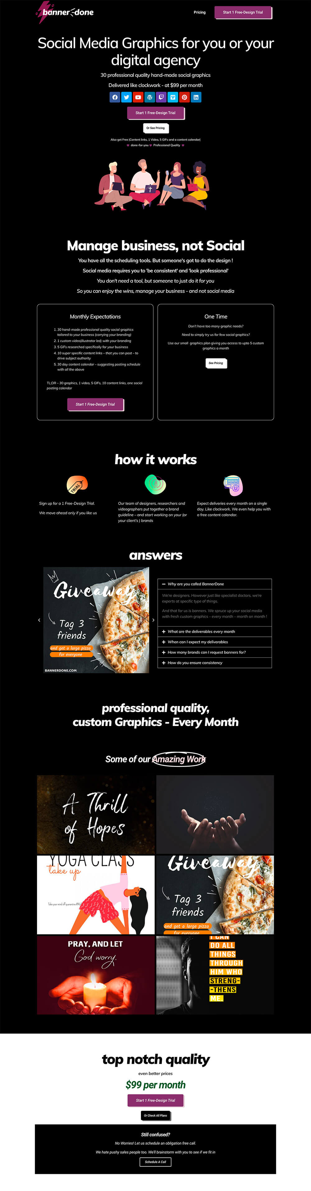 Bannerdone - Productized Social Media Graphics