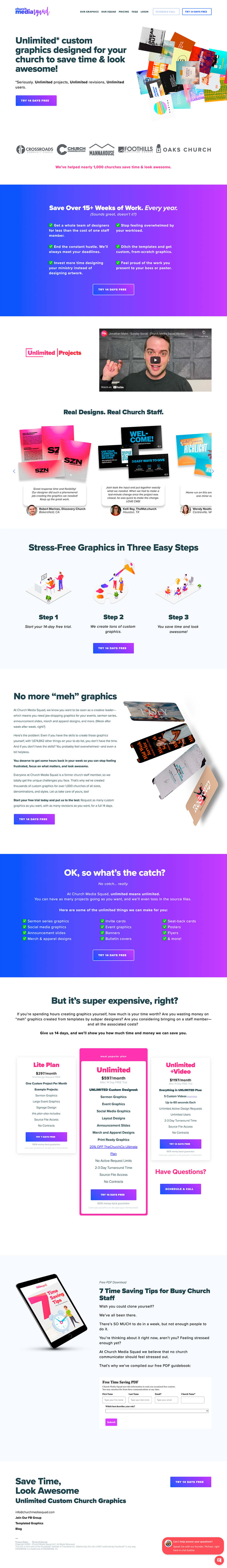 Church Media Squad - Unlimited graphic design service for chrurches