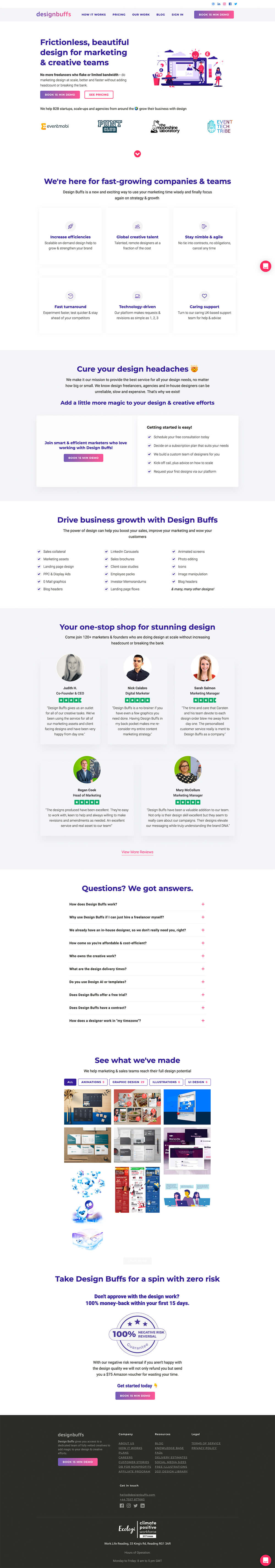 Design Buffs - Unlimited Graphic Design Productized Service