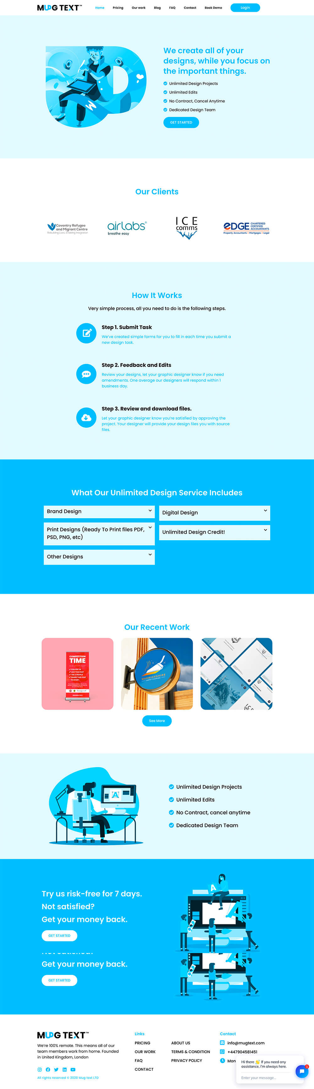 Mugtext - Productized Unlimited Graphic Design Subscription Service