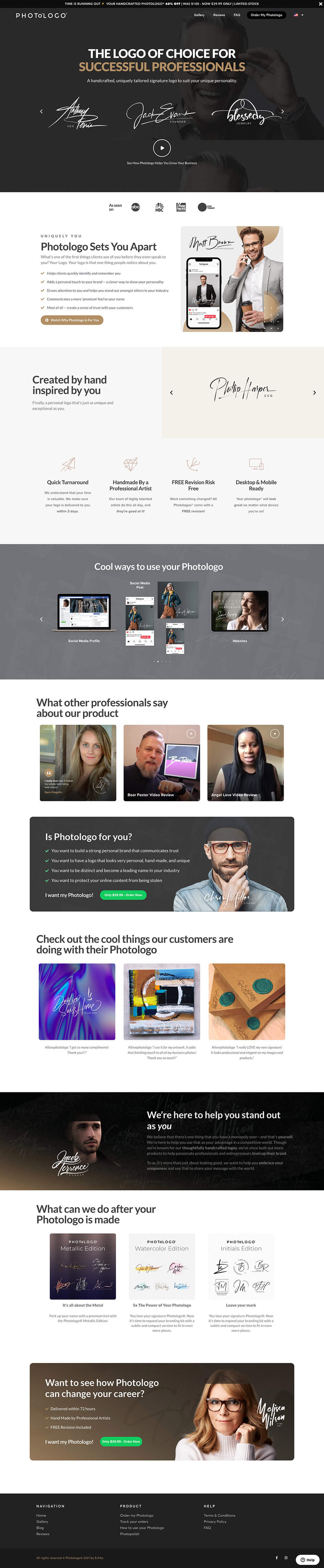Photologo - Productized Logo Design Service