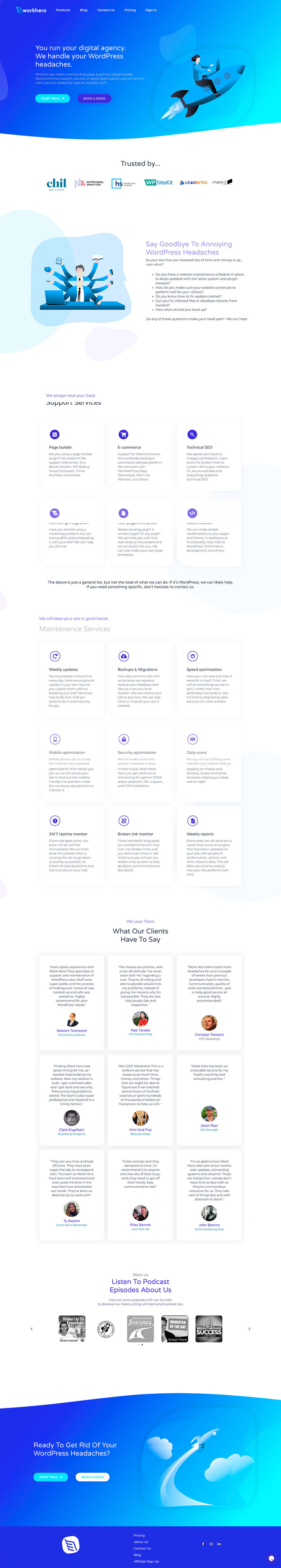 Work Hero - Productized WordPress Support