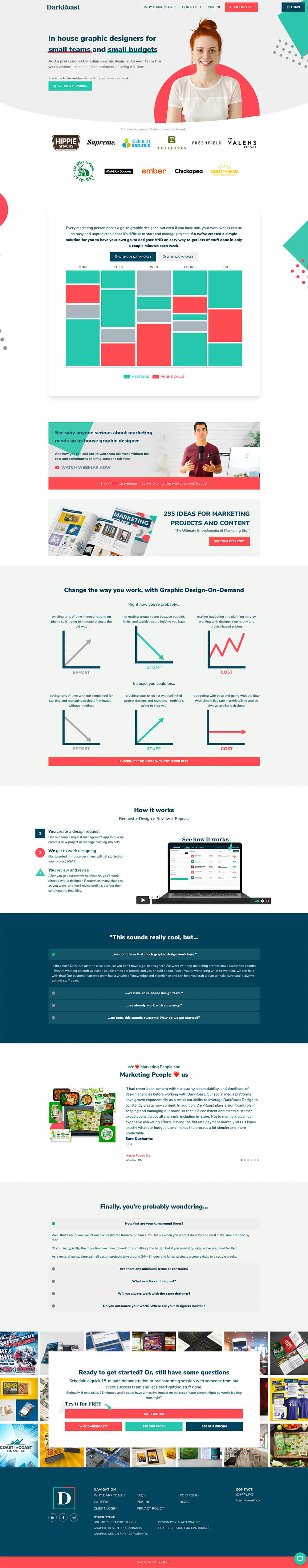 DarkRoast - Unlimited Graphic Design Productized Service