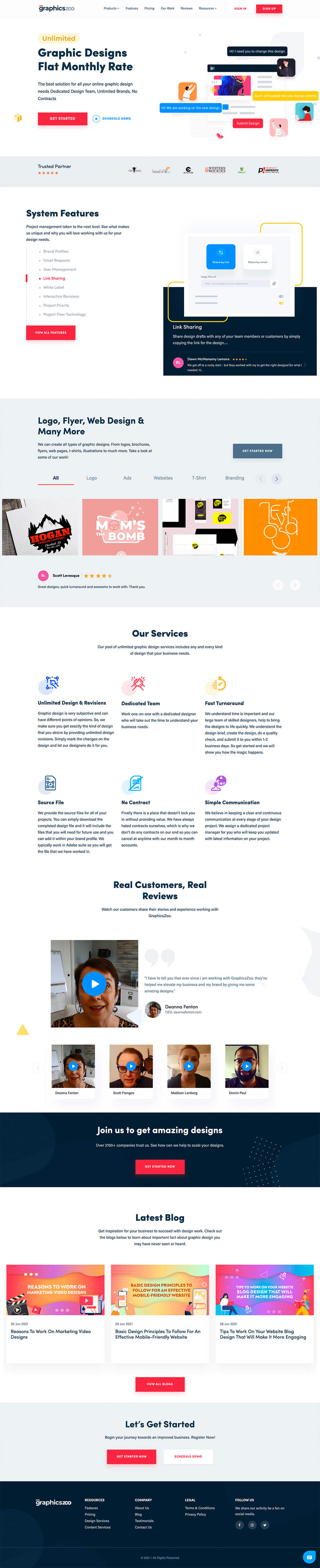 Graphics Zoo Unlimited Graphic Design Productized Service