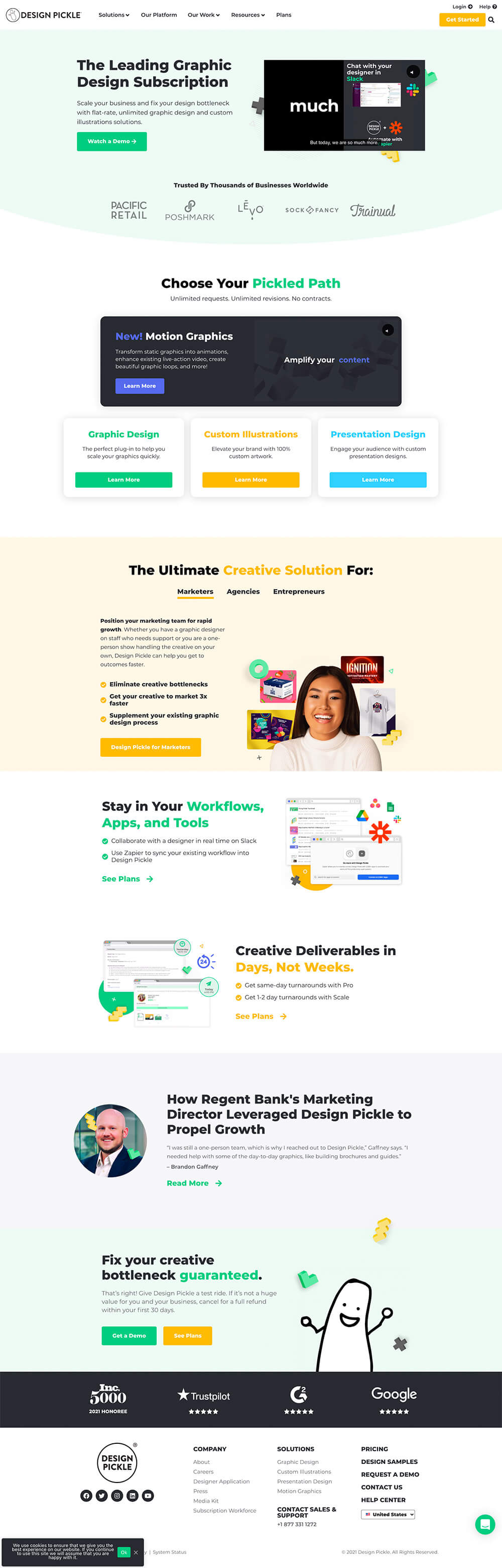 Design Pickle Productized Graphic Design Subscription Service