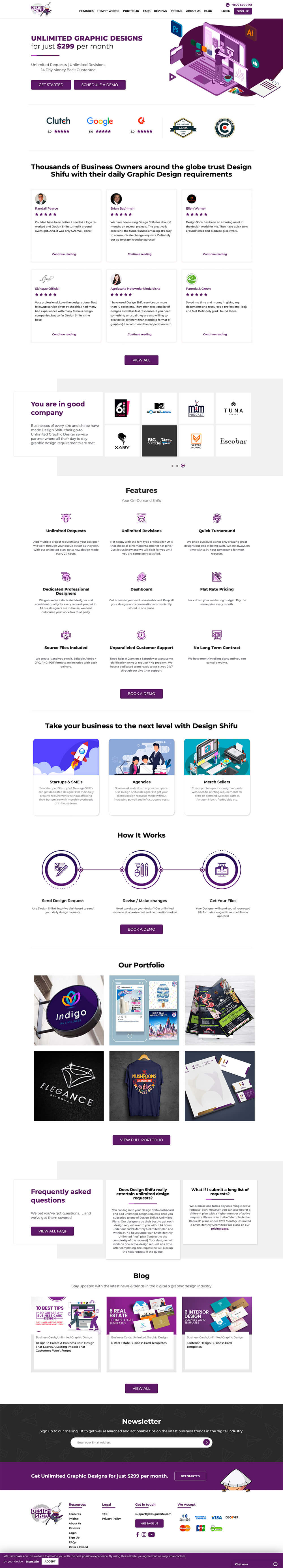 Design Shifu Unlimited Graphic Design Productized Service
