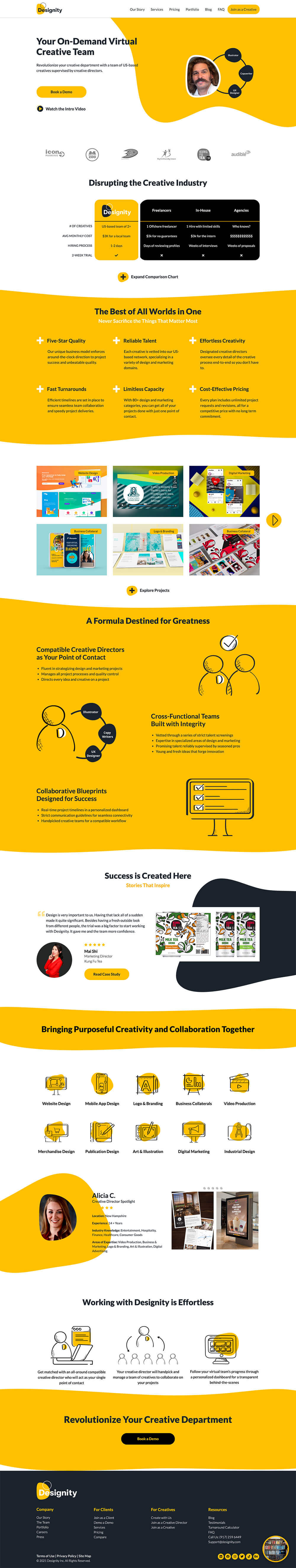 Designity Productized On-Demand Creative Graphic Design Service