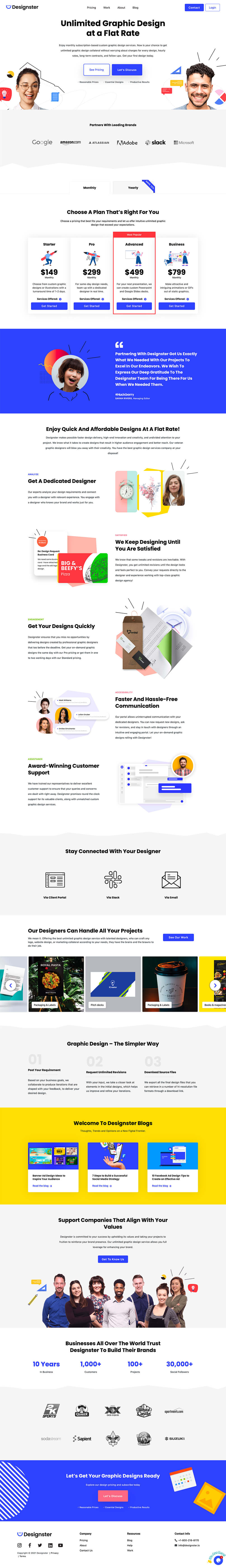 Designster Productized Unlimited Graphic Design Service