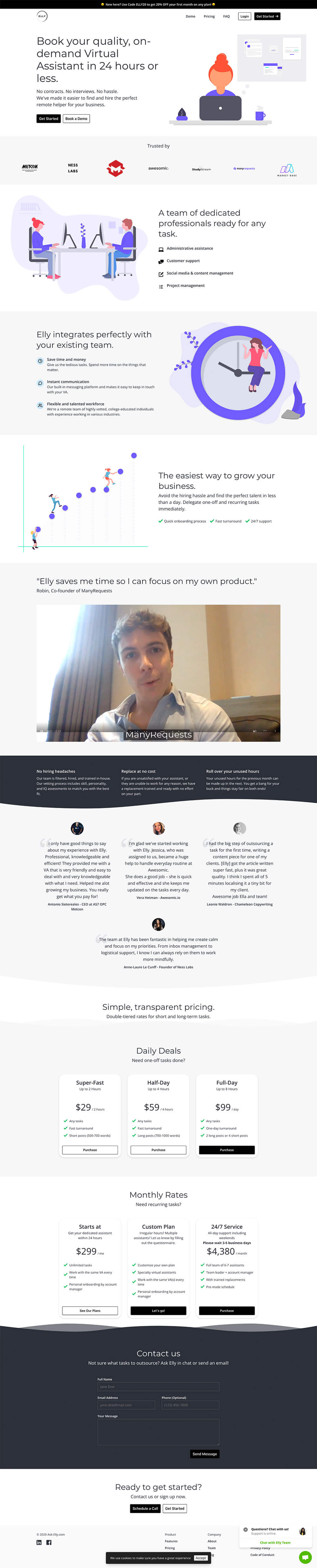 Elly Productized Virtual Assistant