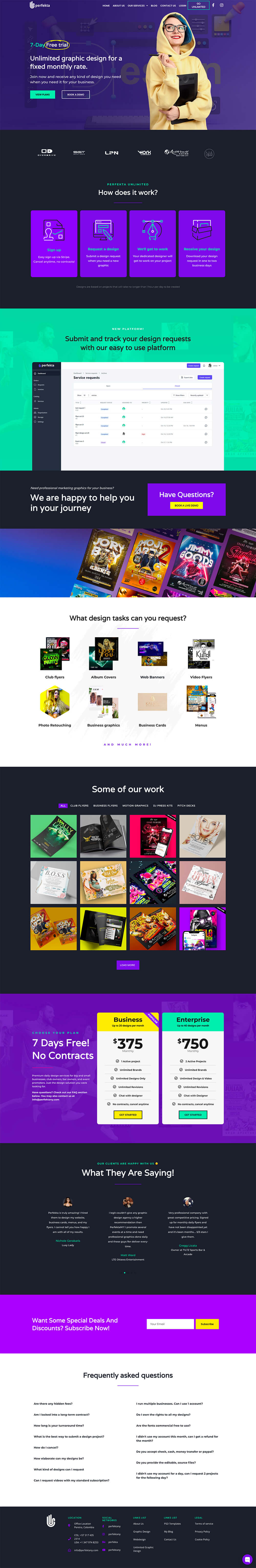 Perfekta Productized Unlimited Graphic Design Service