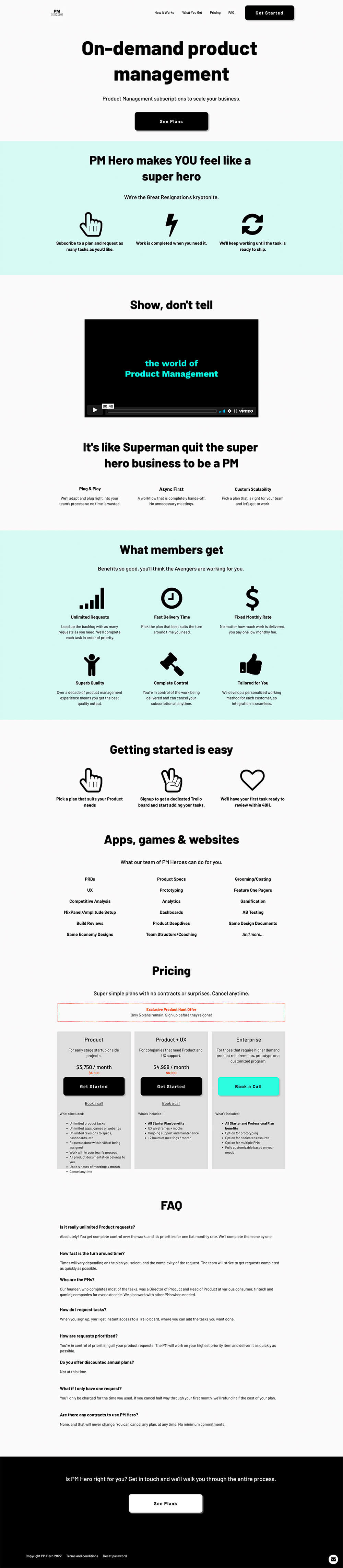 PM Hero Productized Product Management