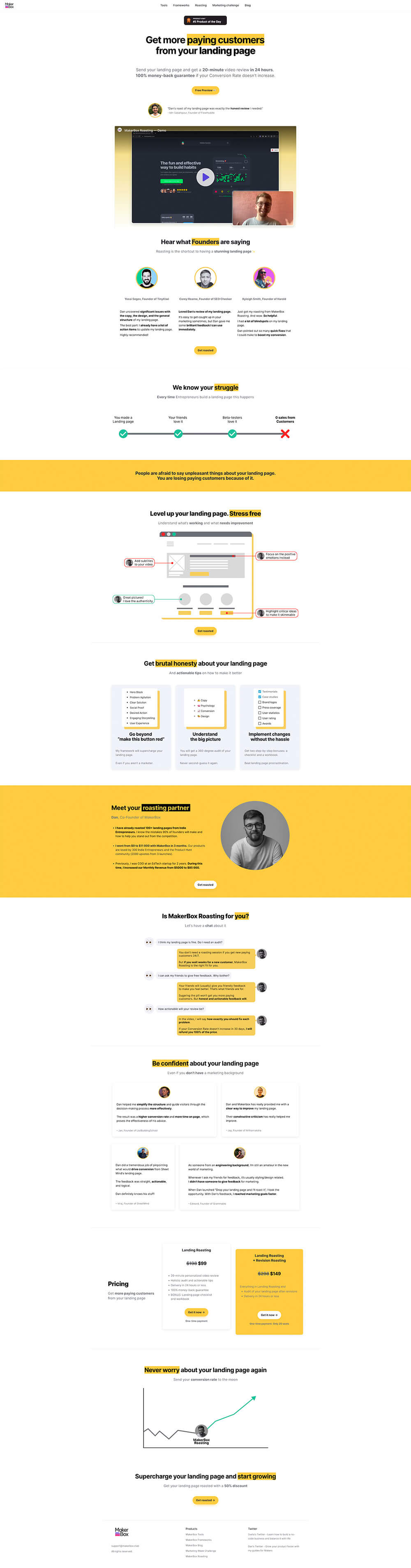 MakerBox Conversion Rate Optimisation Productized Service