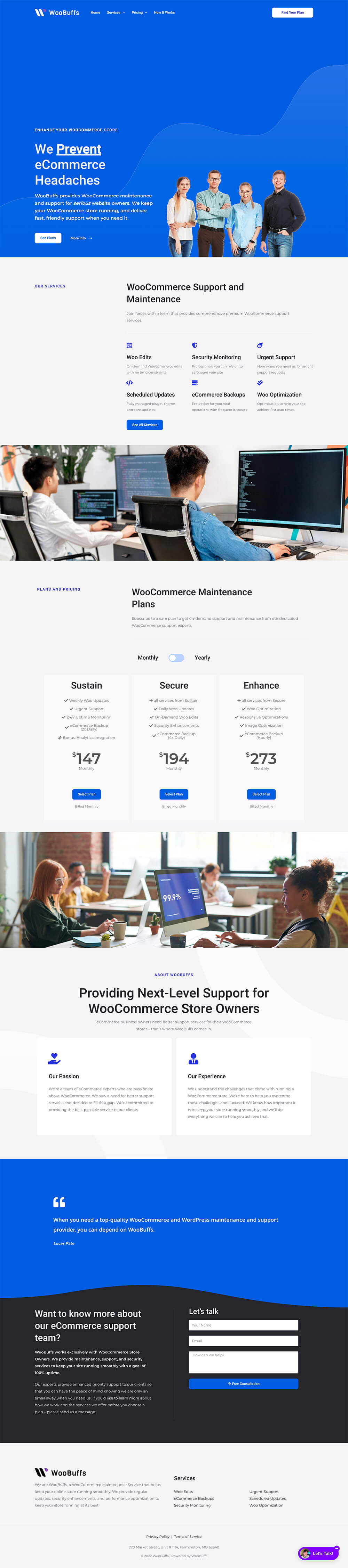 woobuffs Productized WooCommerce Maintenance and Support Service