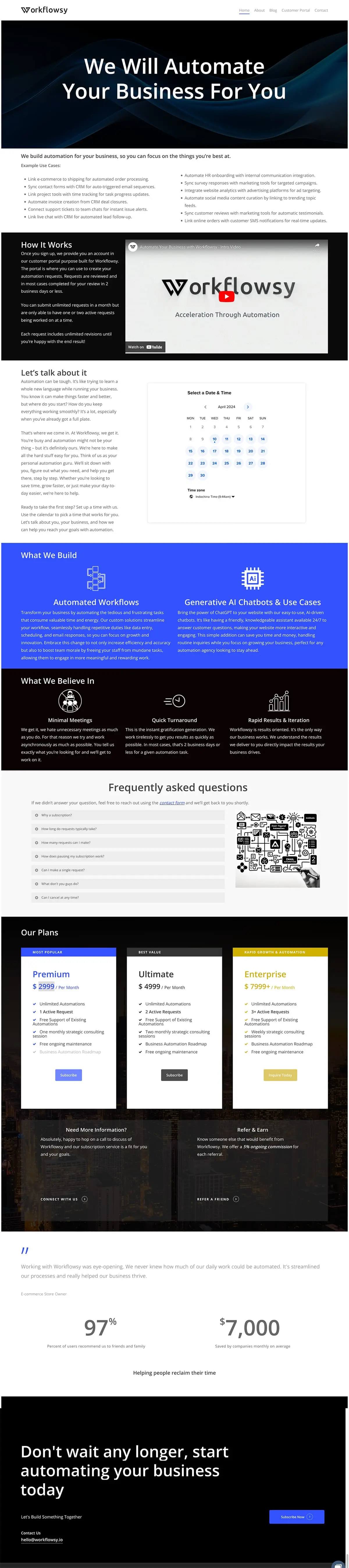 Workflowsy - productized service